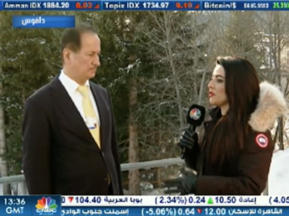 Interview with CNBC Arabia’s Rula Al Tarawneh at DAVOS 2020